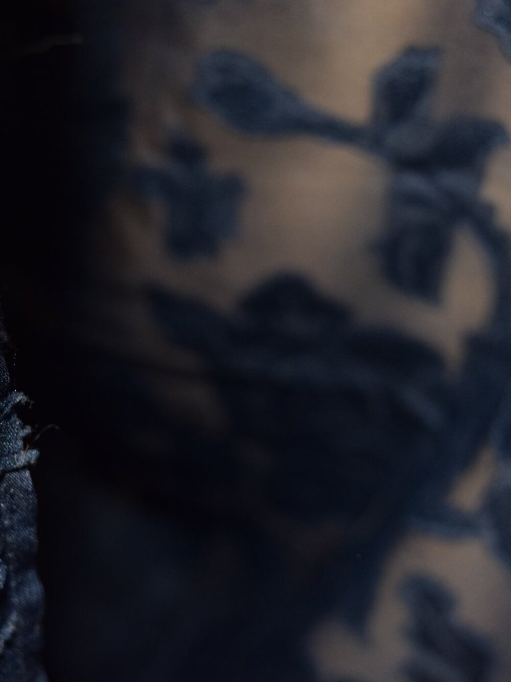 BloomChic Navy Lace Maxi Dress - Picture 11 of 14